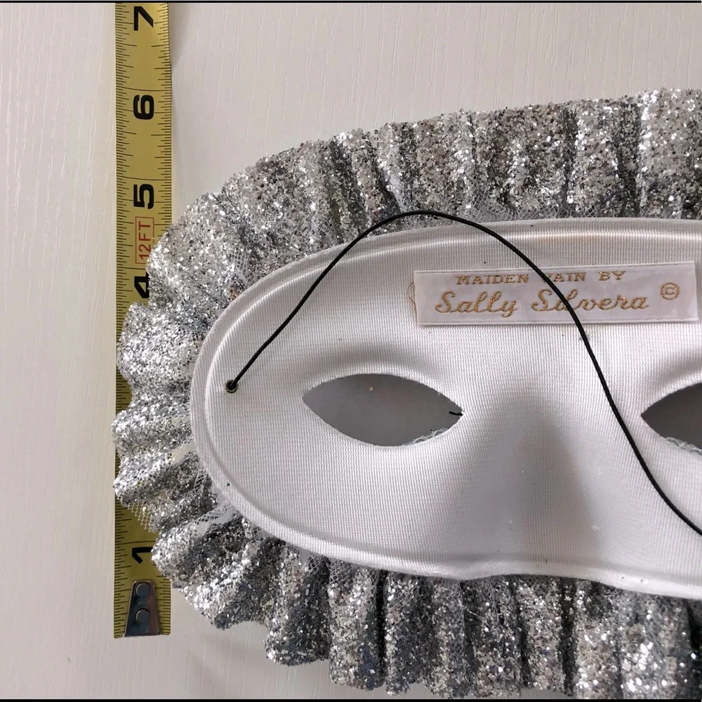 eye mask Mardi Gras Glittering Costume carnival maquerade Artisan embellished OS